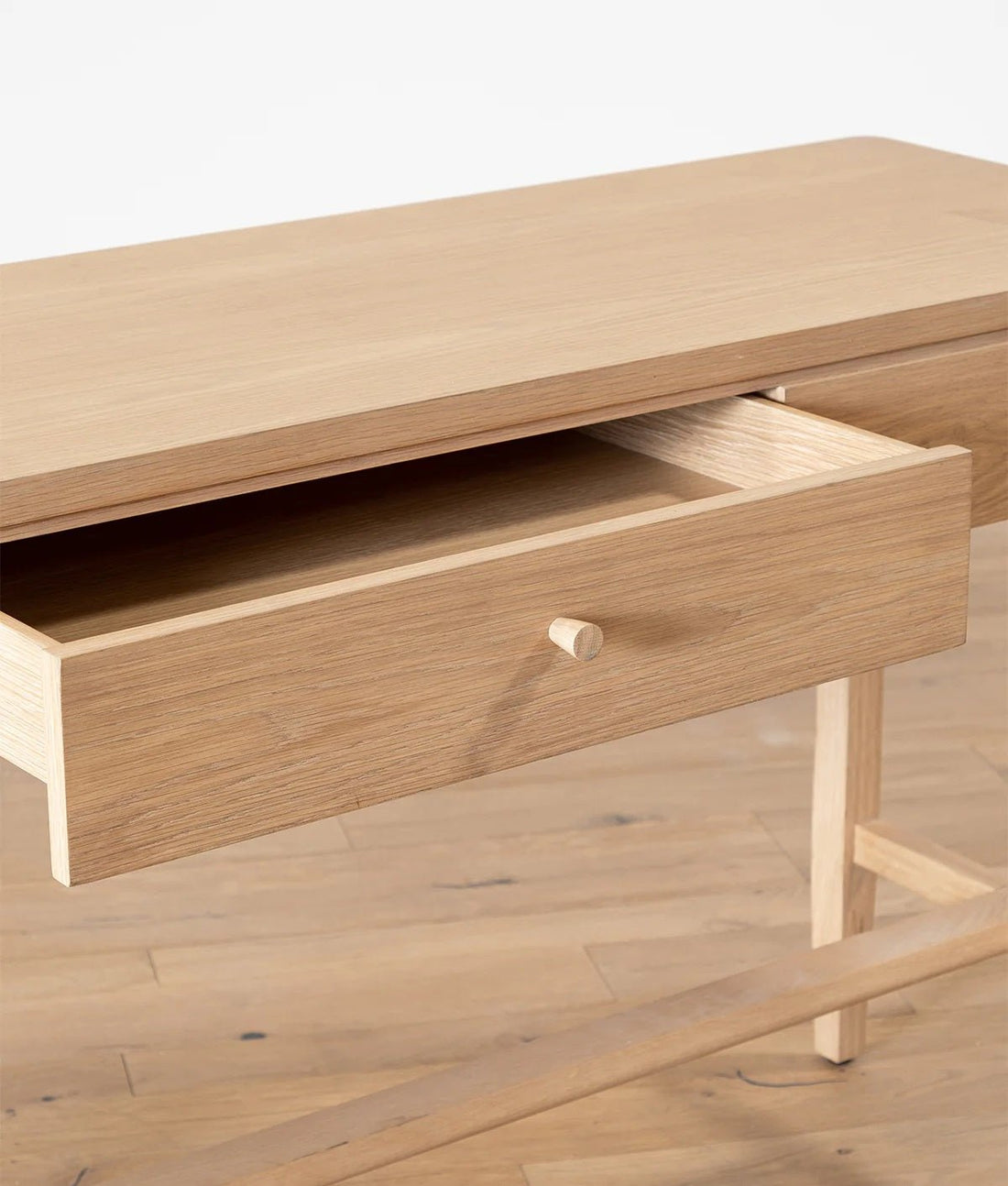 Aiden Natural Wood Desk - HAVEN'S HOME