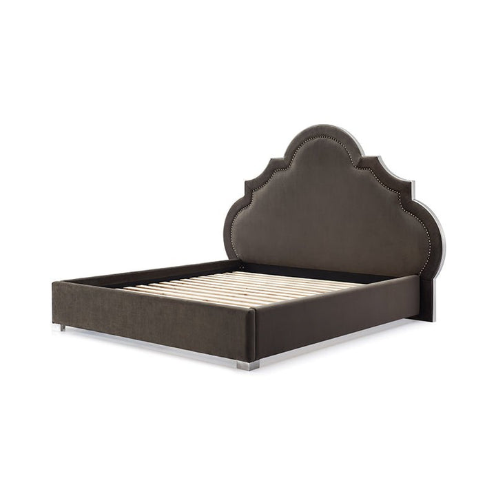 Arya Upholstered Boucle Bed Frame - HAVEN'S HOME