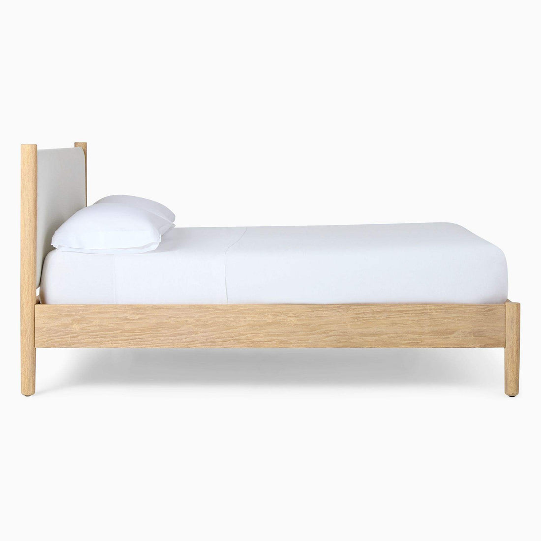 Cameron Natural Wood Bed Frame - HAVEN'S HOME