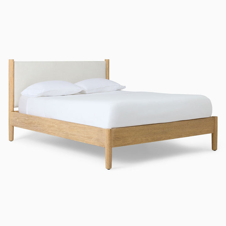 Cameron Natural Wood Bed Frame - HAVEN'S HOME