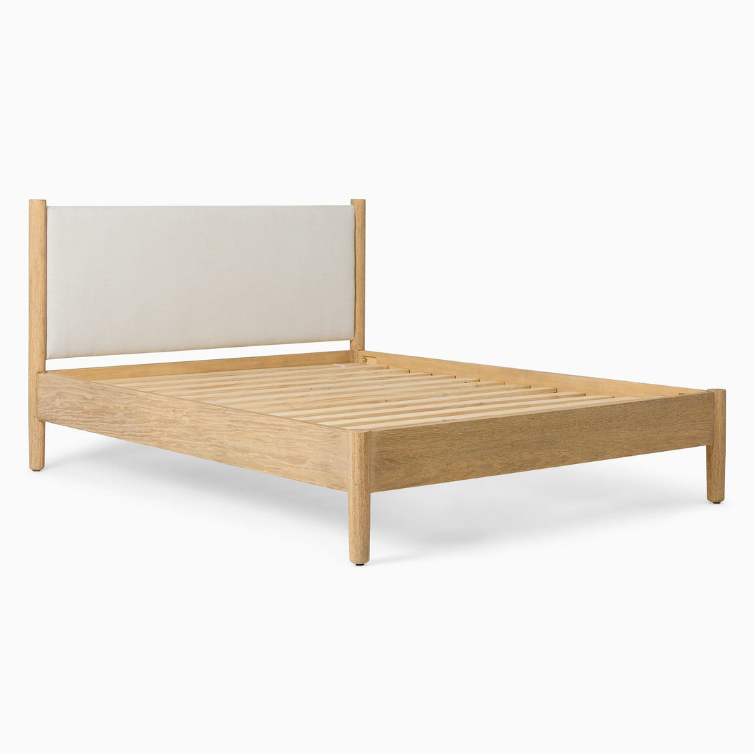 Cameron Natural Wood Bed Frame - HAVEN'S HOME