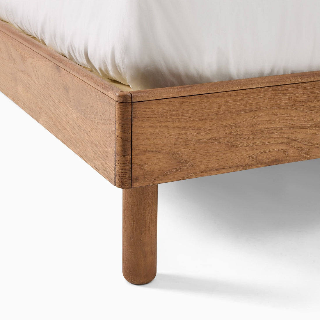 Drew Natural Wood Bed Frame - HAVEN'S HOME