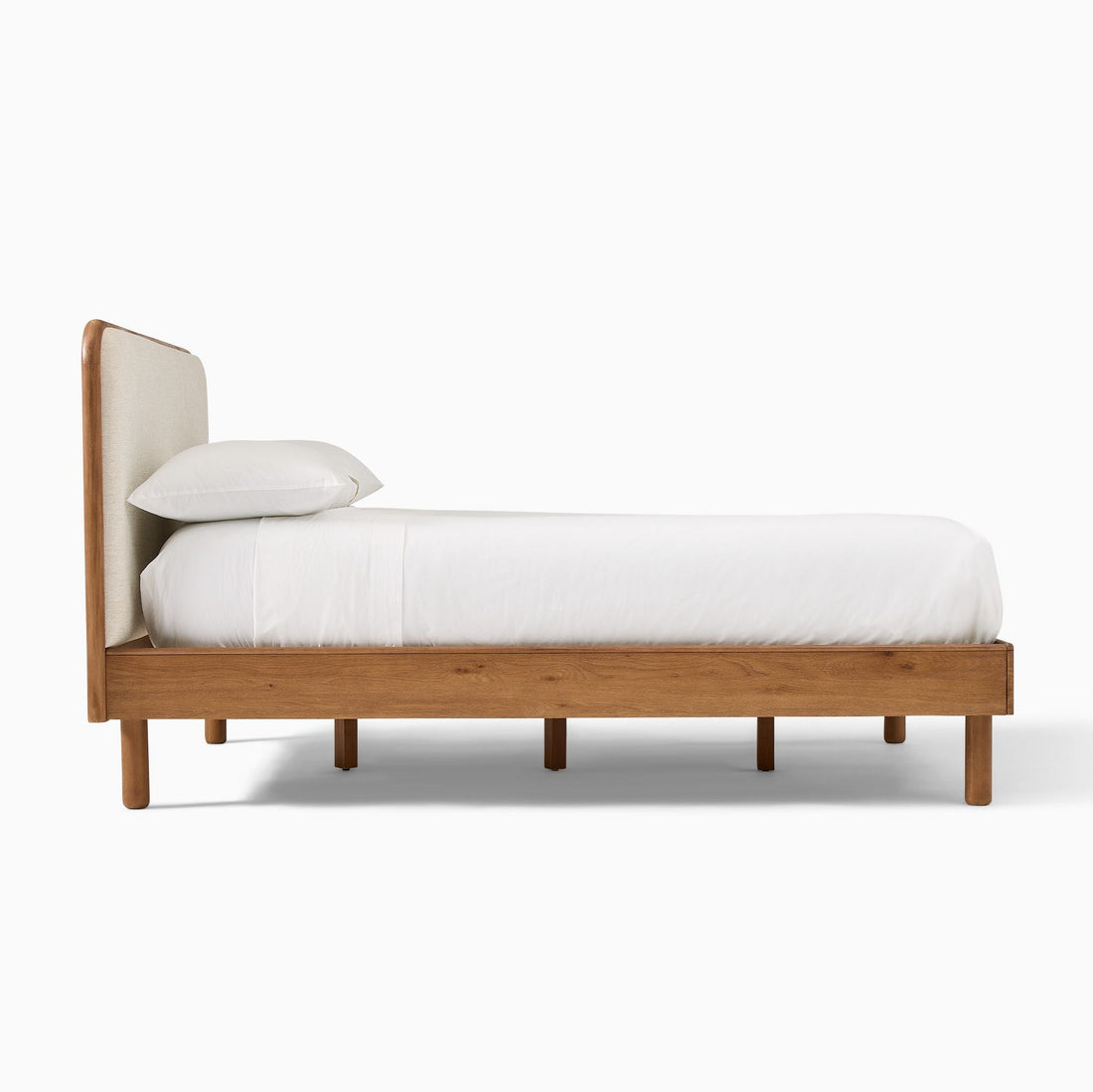 Drew Natural Wood Bed Frame - HAVEN'S HOME