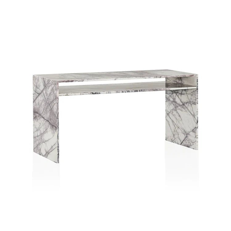 Noah Natural Marble Stone Desk - HAVEN'S HOME