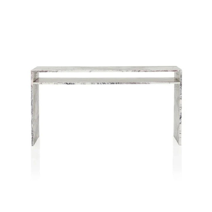 Noah Natural Marble Stone Desk - HAVEN'S HOME