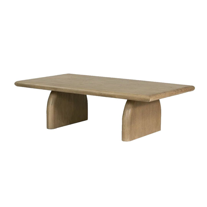 The Addison Natural Wood Coffee Table - HAVEN'S HOME