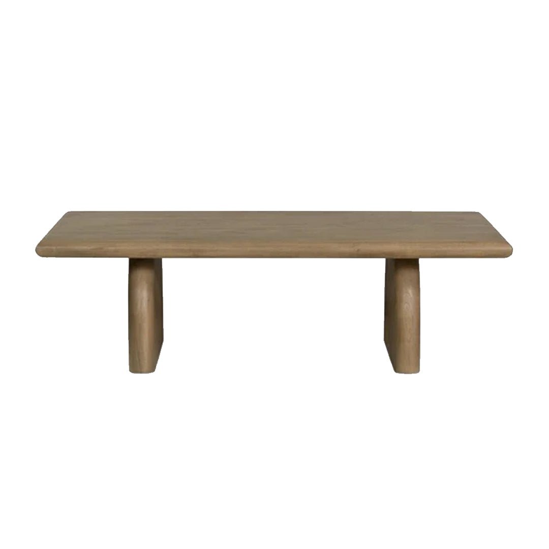 The Addison Natural Wood Coffee Table - HAVEN'S HOME