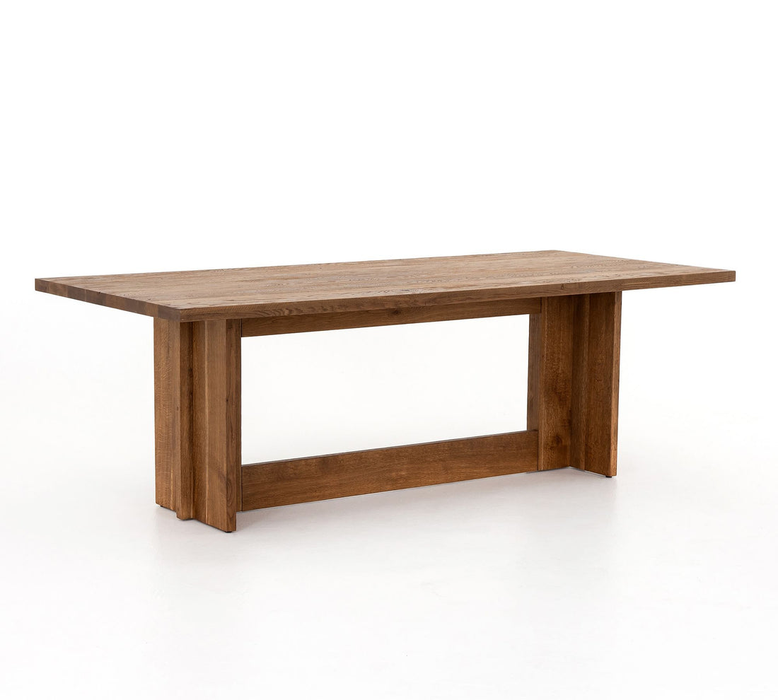 The Addison Natural Wood Dining Table - HAVEN'S HOME