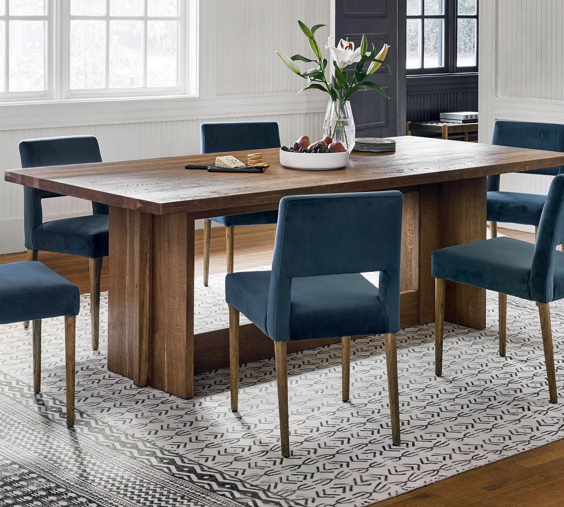 The Addison Natural Wood Dining Table - HAVEN'S HOME