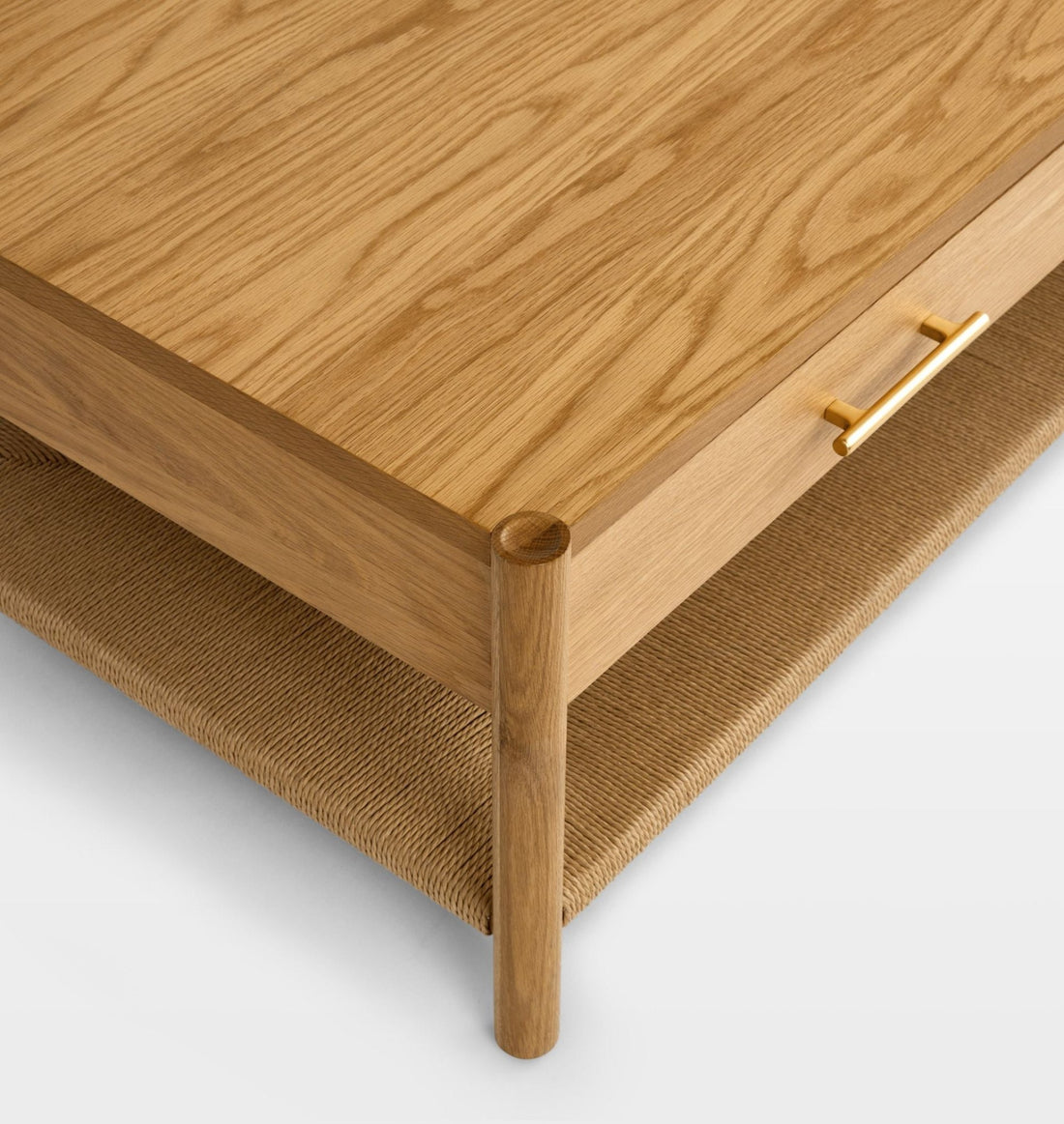 The Aiden Natural Oak Wood Coffee Table - HAVEN'S HOME