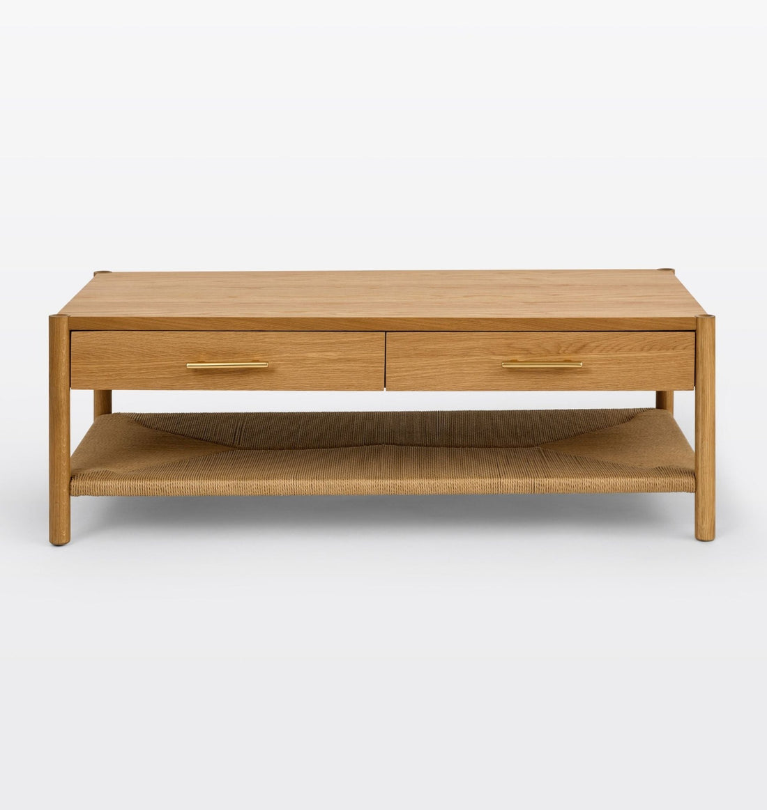 The Aiden Natural Oak Wood Coffee Table - HAVEN'S HOME