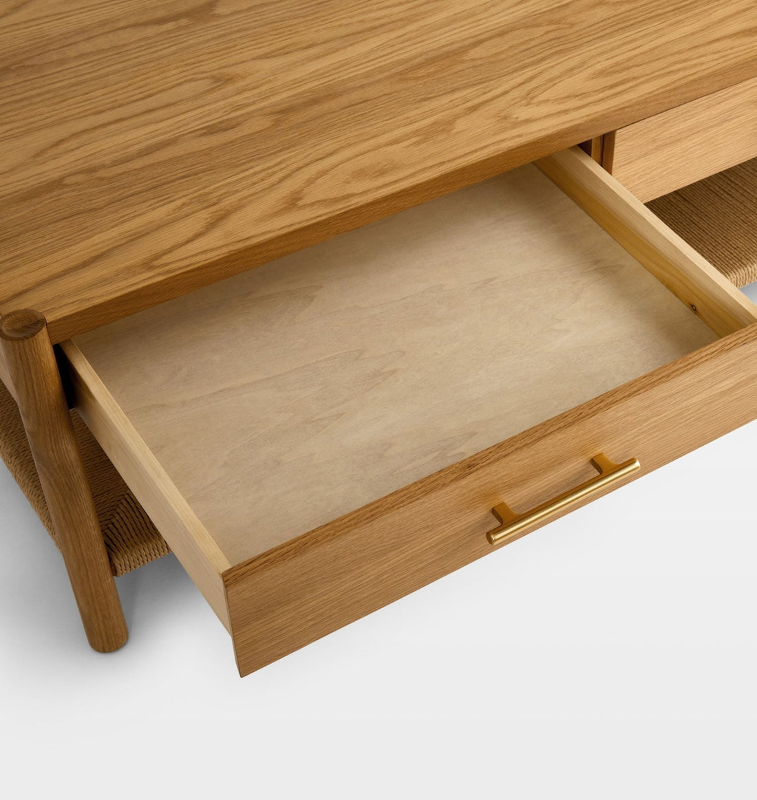 The Aiden Natural Oak Wood Coffee Table - HAVEN'S HOME