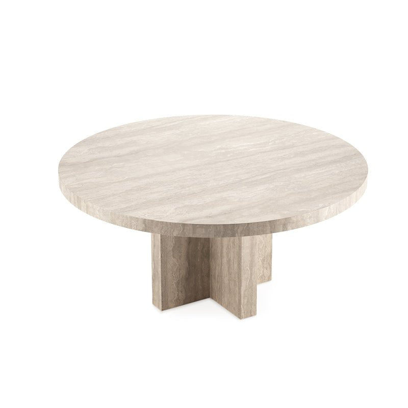 The Aiden Natural Stone Dining Table - HAVEN'S HOME