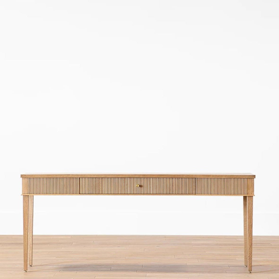 The Aiden Natural Wood Desk - HAVEN'S HOME