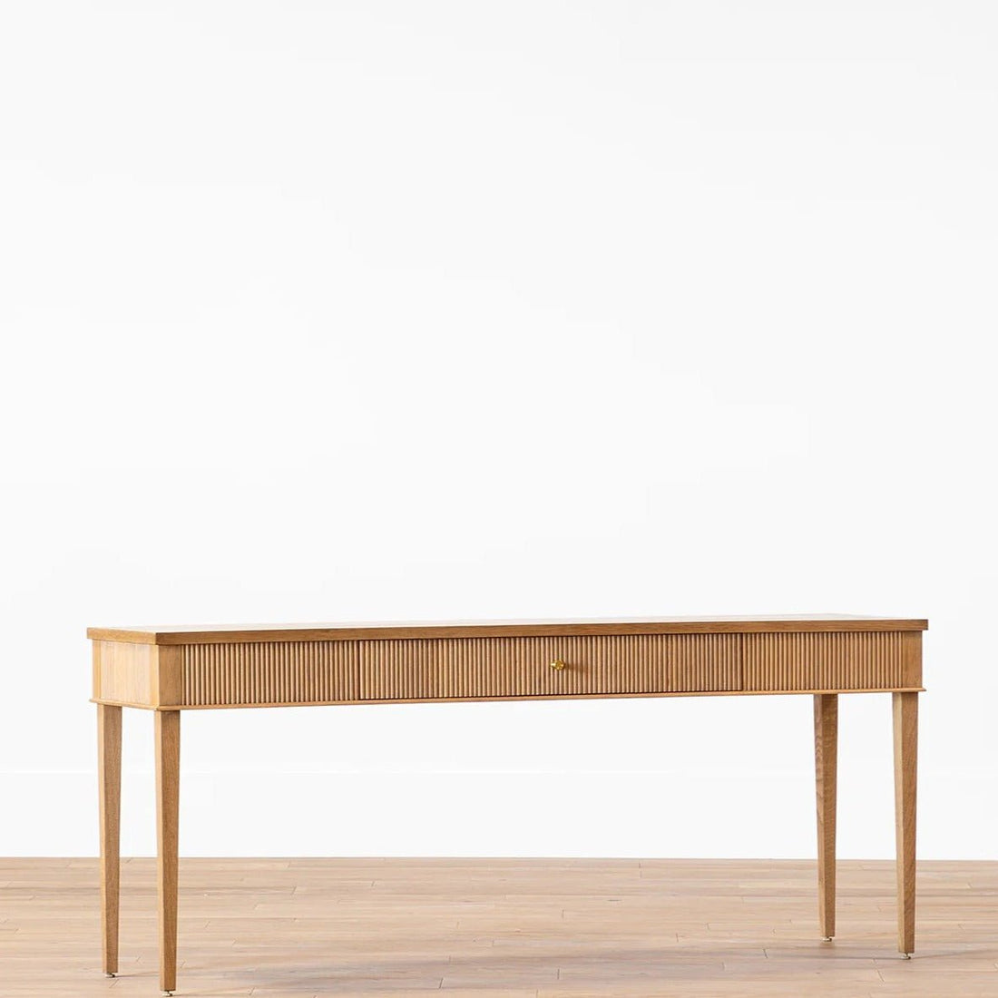 The Aiden Natural Wood Desk - HAVEN'S HOME