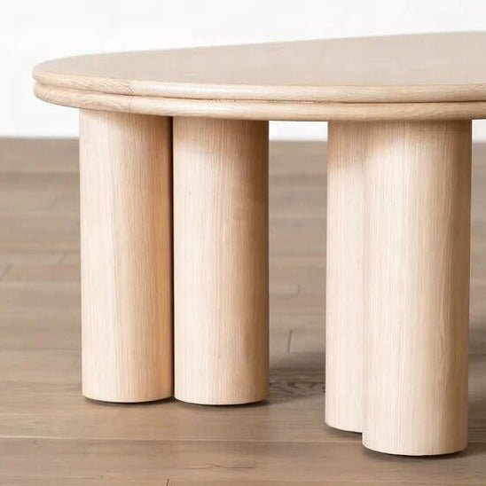 The Anderson Natural Wood Coffee Table - HAVEN'S HOME