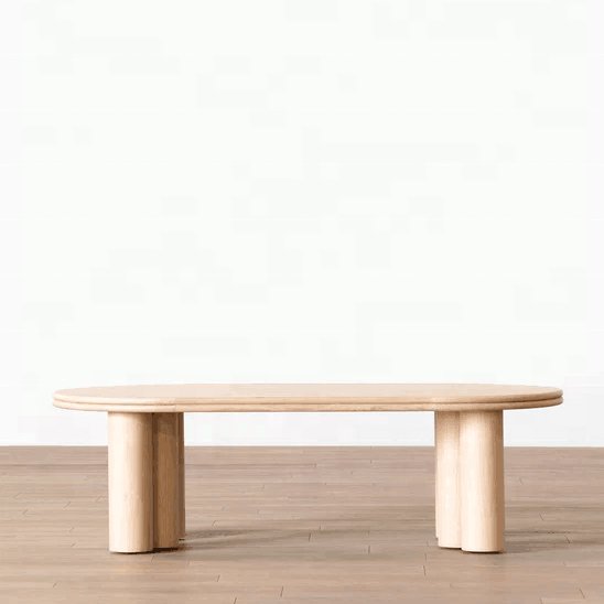 The Anderson Natural Wood Coffee Table - HAVEN'S HOME