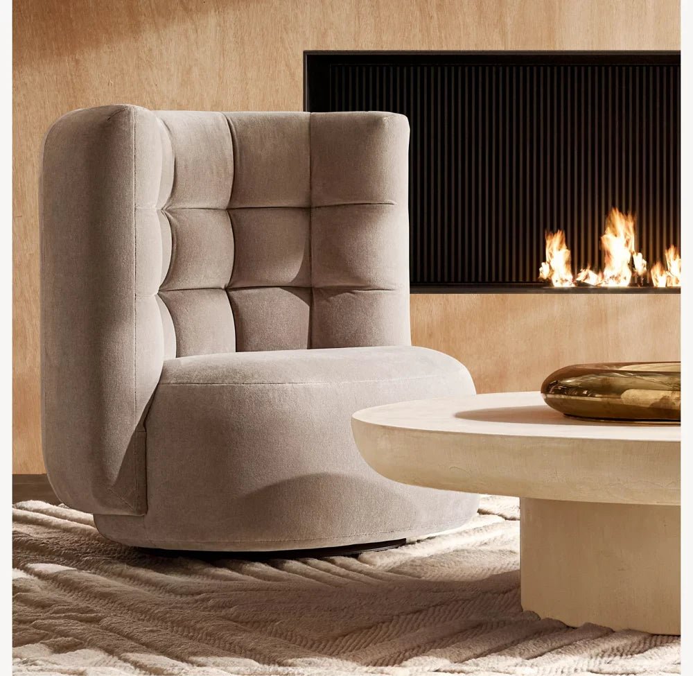 The Anderson Upholstered Lounge Chair - HAVEN'S HOME