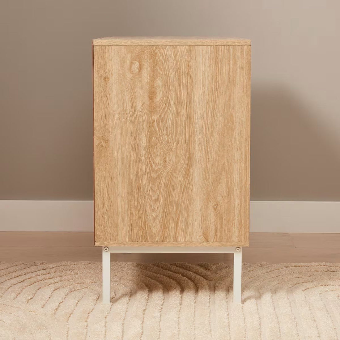 The Ashton Natural Wood Side Table - HAVEN'S HOME