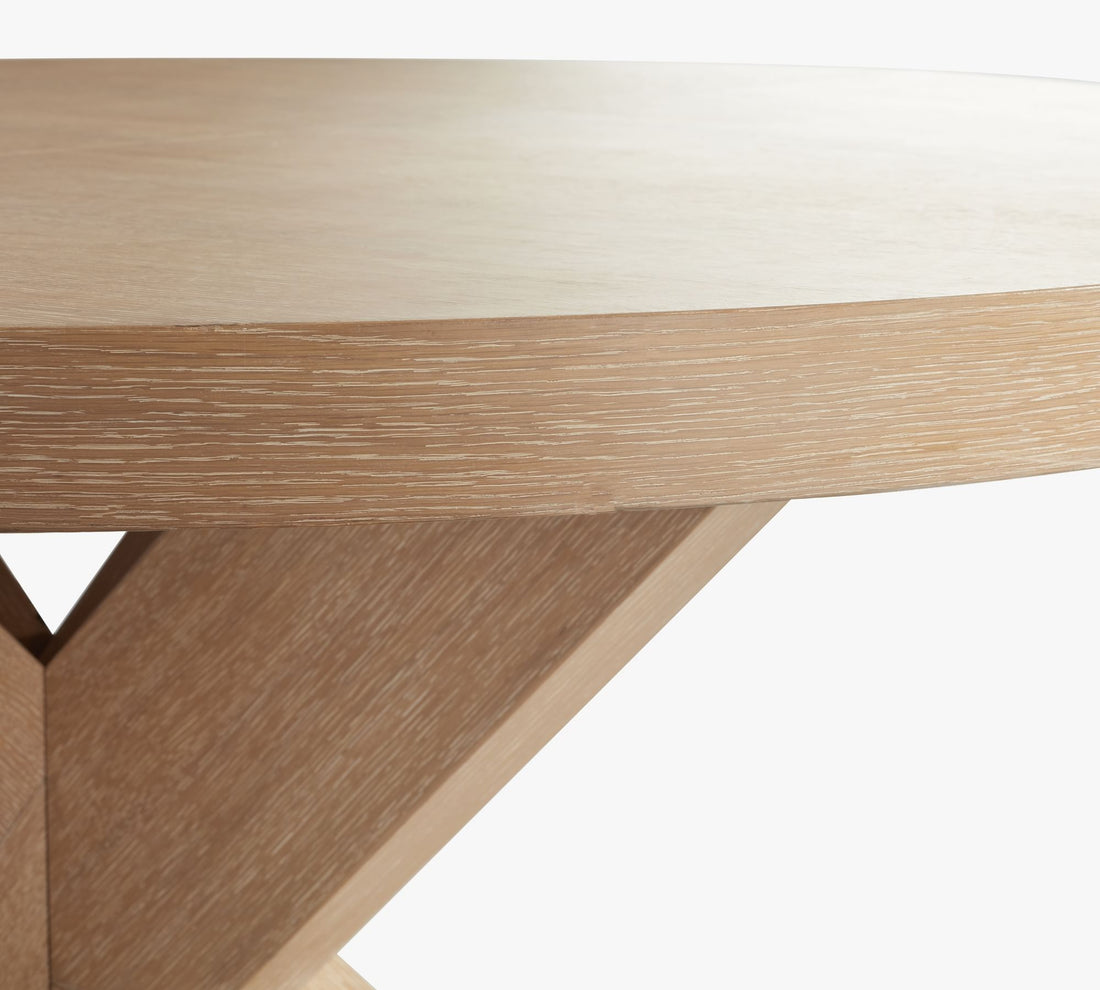 The Blake Natural Wood Dining Table - HAVEN'S HOME