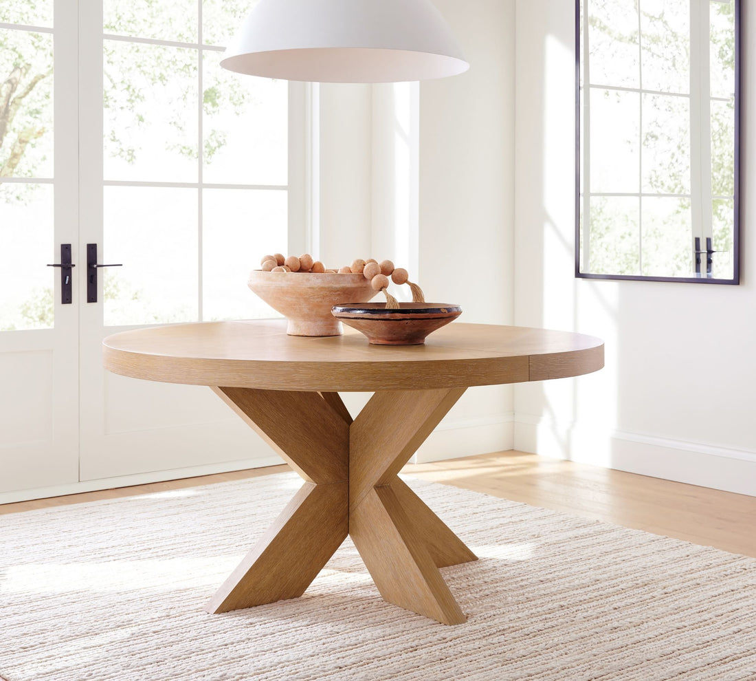 The Blake Natural Wood Dining Table - HAVEN'S HOME