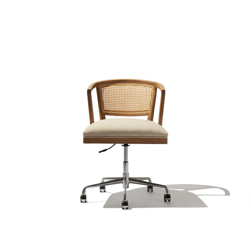 The Blake Natural Wood Office Chair - HAVEN'S HOME