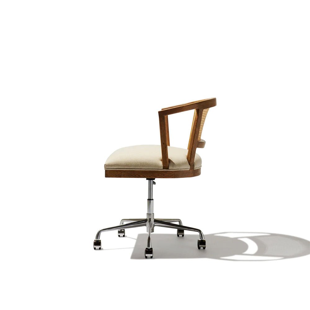 The Blake Natural Wood Office Chair - HAVEN'S HOME