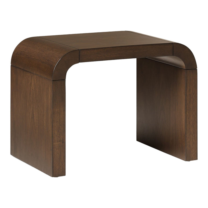 The Brady Natural Wood Side Table - HAVEN'S HOME