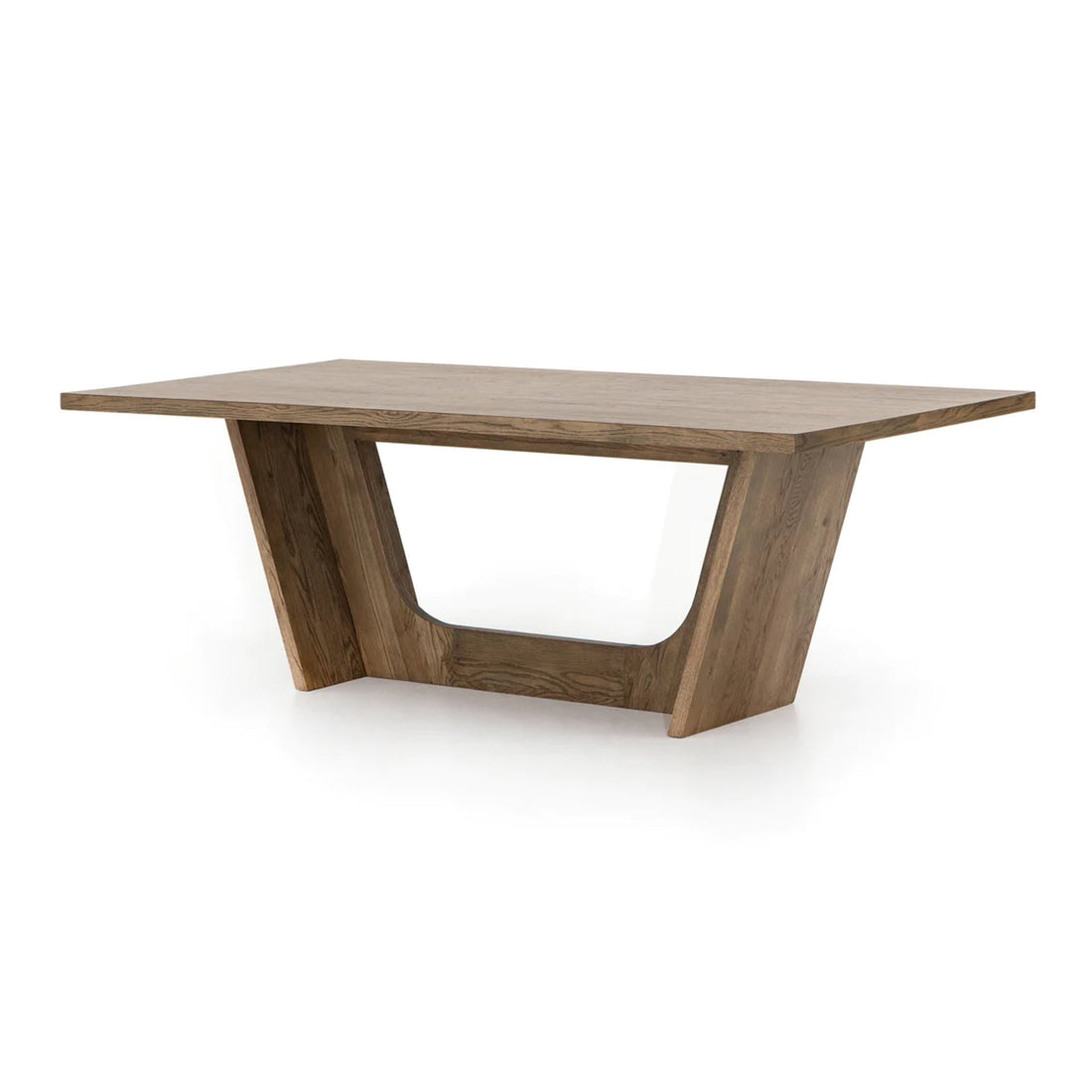 The Braidy Natural Wood Dining Table - HAVEN'S HOME