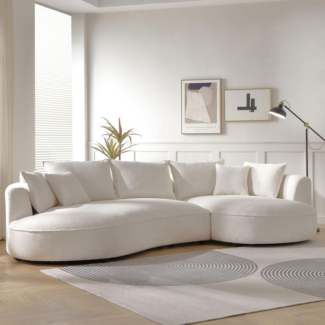 The Briar Boucle Sofa - HAVEN'S HOME