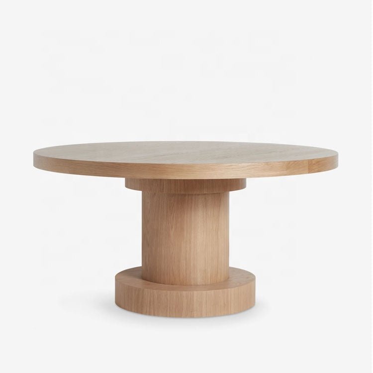 The Briar Natural Wood Round Dining Table - HAVEN'S HOME