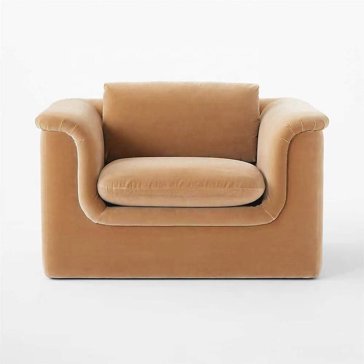 The Brooklyn Upholstered Lounge Chair - HAVEN'S HOME