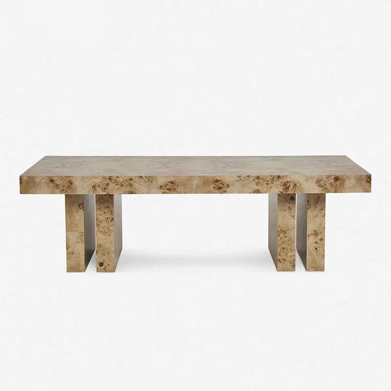 The Cameron Natural Marble Stone Coffee Table - HAVEN'S HOME