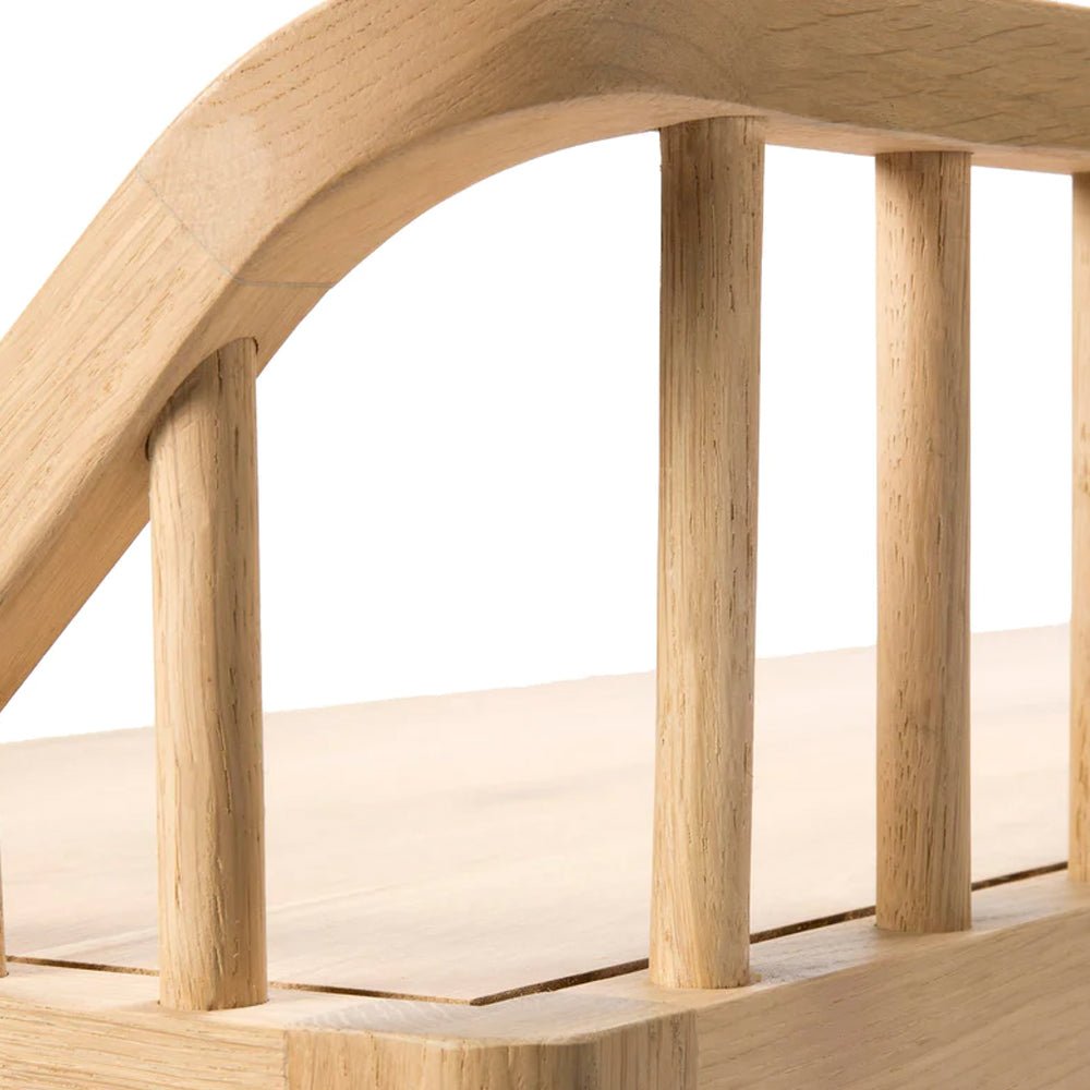 The Cameron Natural Wood Bench - HAVEN'S HOME