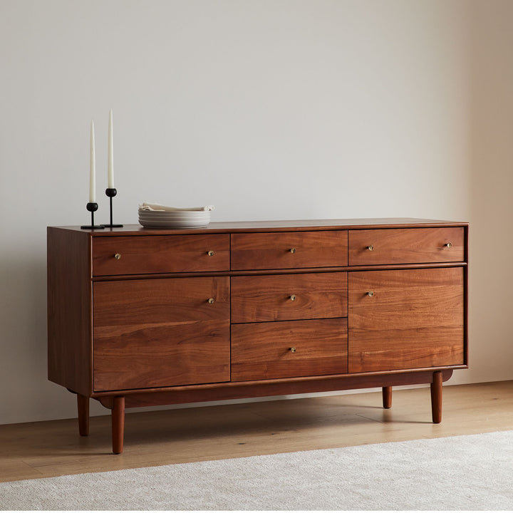 The Cameron Natural Wood Sideboard - HAVEN'S HOME