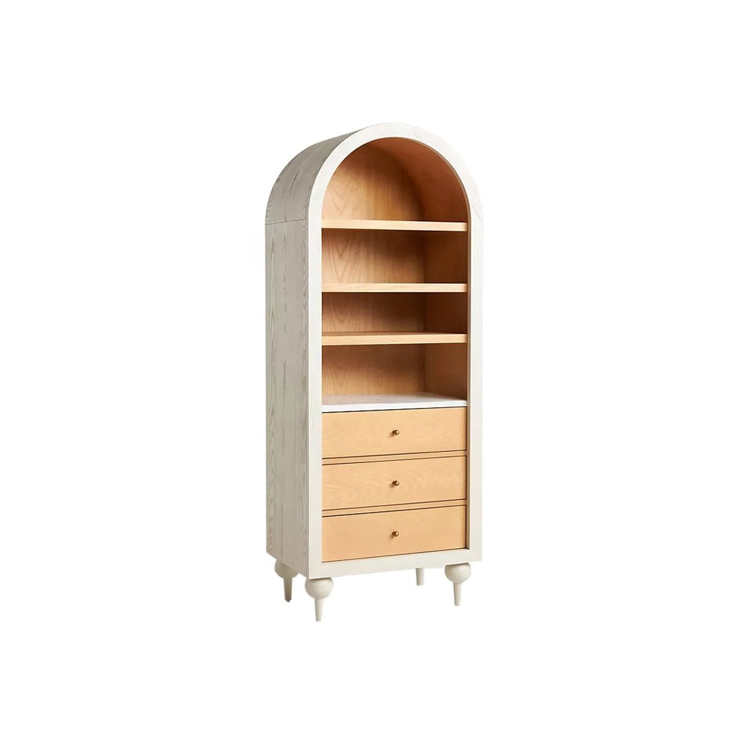 The Carson Natural Wood Storage Cabinet - HAVEN'S HOME