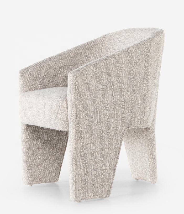 The Charlie Upholstered Boucle Dining Chair - HAVEN'S HOME