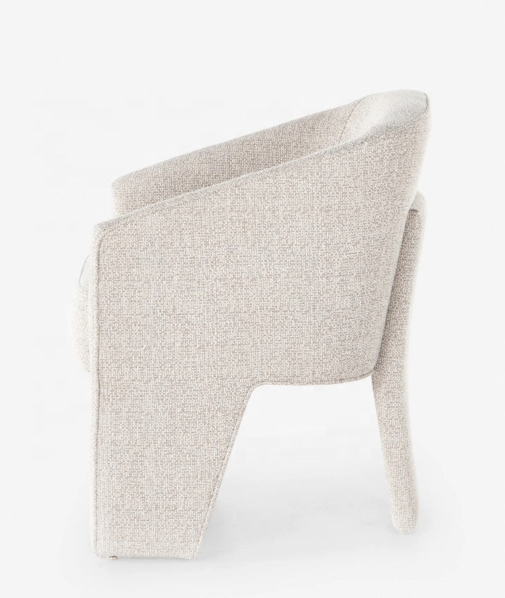 The Charlie Upholstered Boucle Dining Chair - HAVEN'S HOME