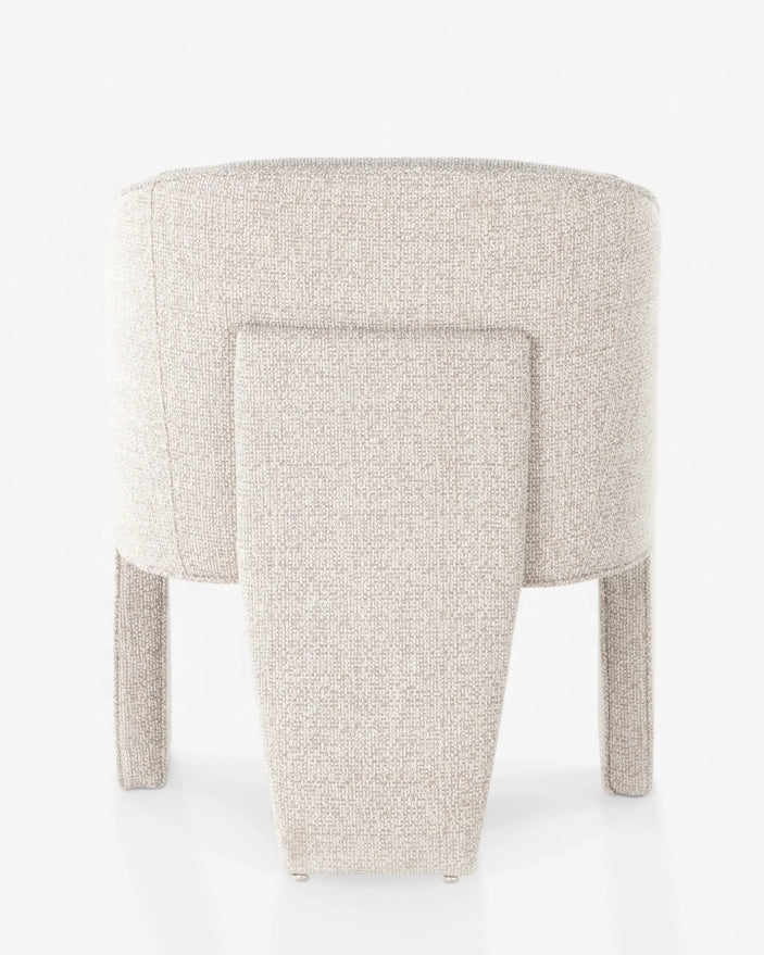 The Charlie Upholstered Boucle Dining Chair - HAVEN'S HOME