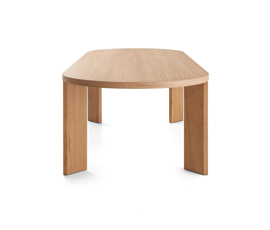 The Clayton Natural Wood Dining Table - HAVEN'S HOME