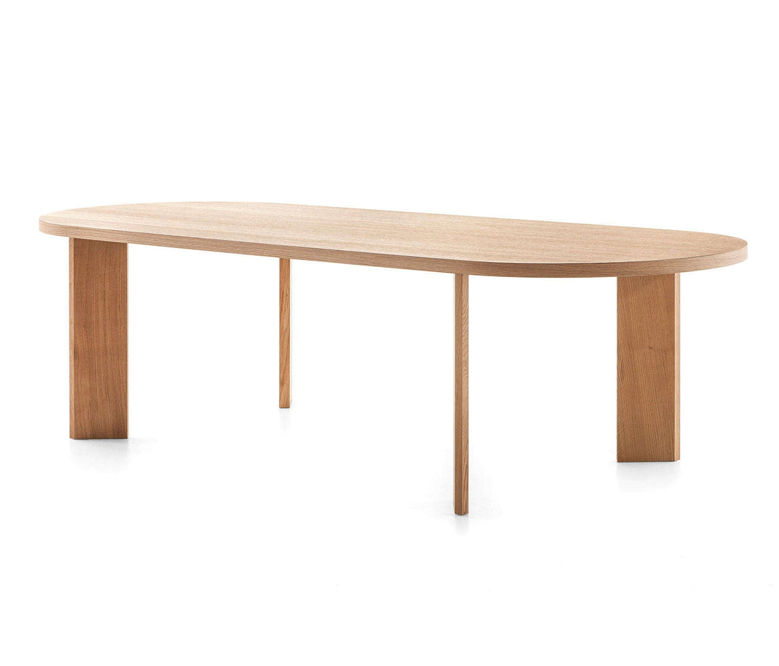 The Clayton Natural Wood Dining Table - HAVEN'S HOME