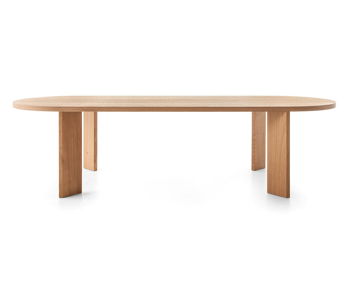 The Clayton Natural Wood Dining Table - HAVEN'S HOME