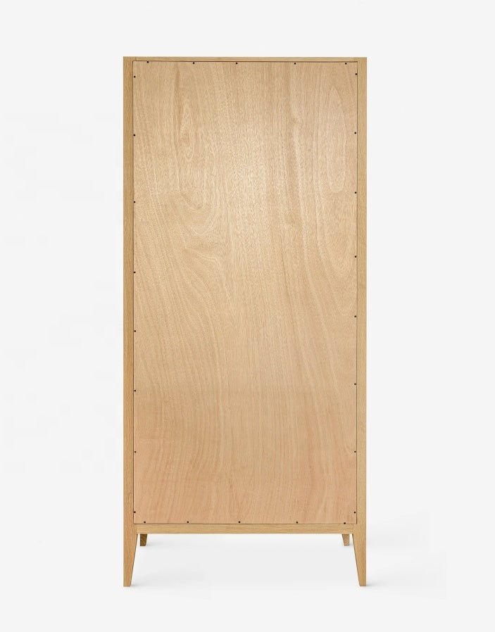 The Cole Natural Wood Storage Cabinet - HAVEN'S HOME