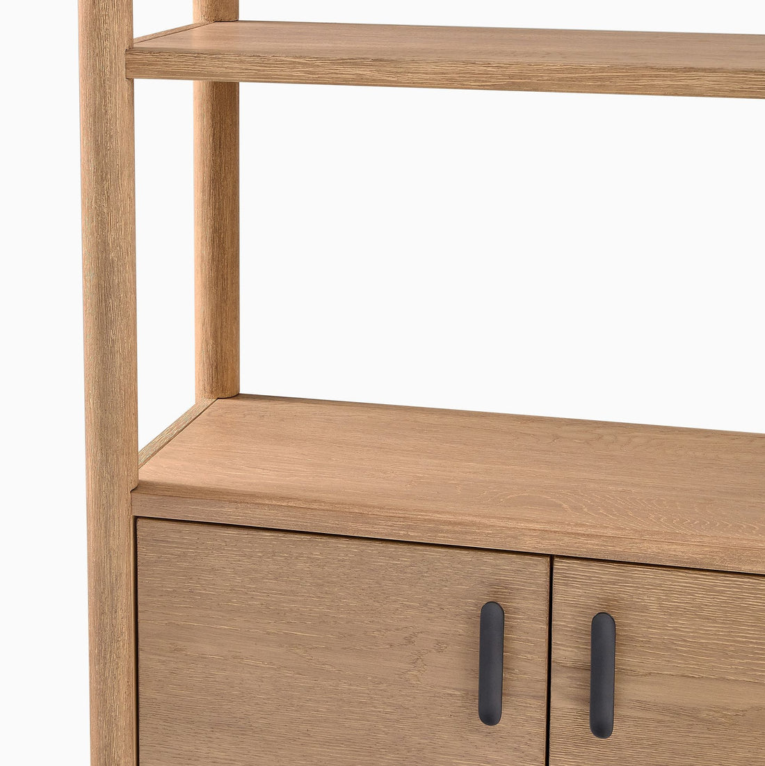 The Corey Natural Wood Storage Cabinet - HAVEN'S HOME