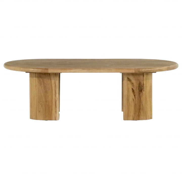 The Dorian Natural Wood Coffee Table - HAVEN'S HOME