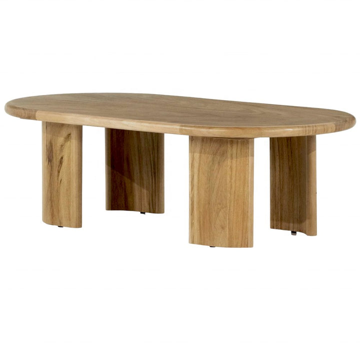 The Dorian Natural Wood Coffee Table - HAVEN'S HOME