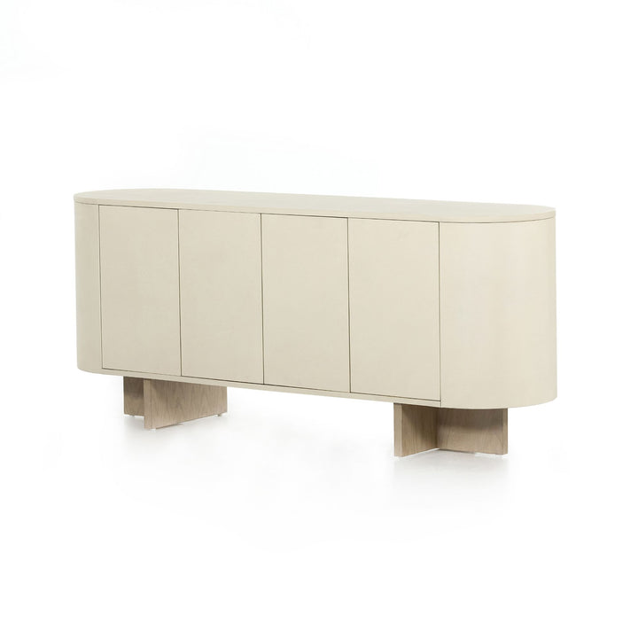 The Drew Natural Wood Sideboard - HAVEN'S HOME