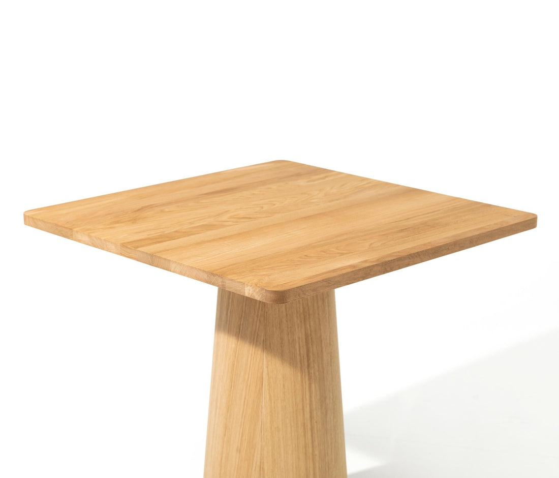 The Ezra Natural Wood Side Table - HAVEN'S HOME