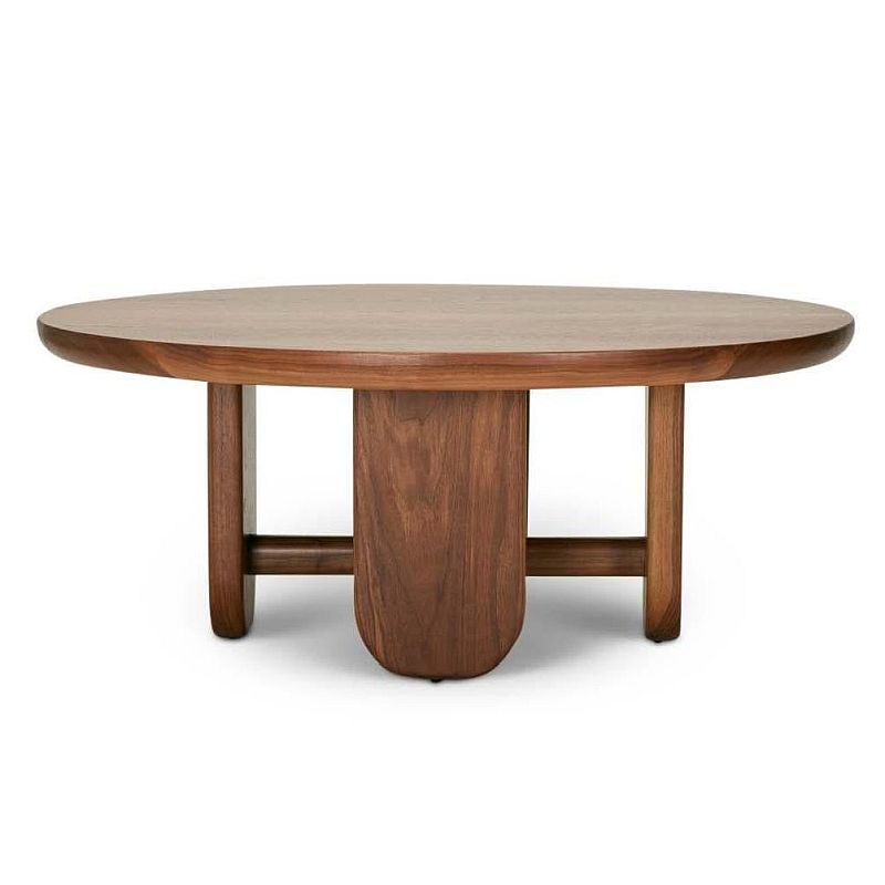 The Flynn Natural Wood Coffee Table - HAVEN'S HOME