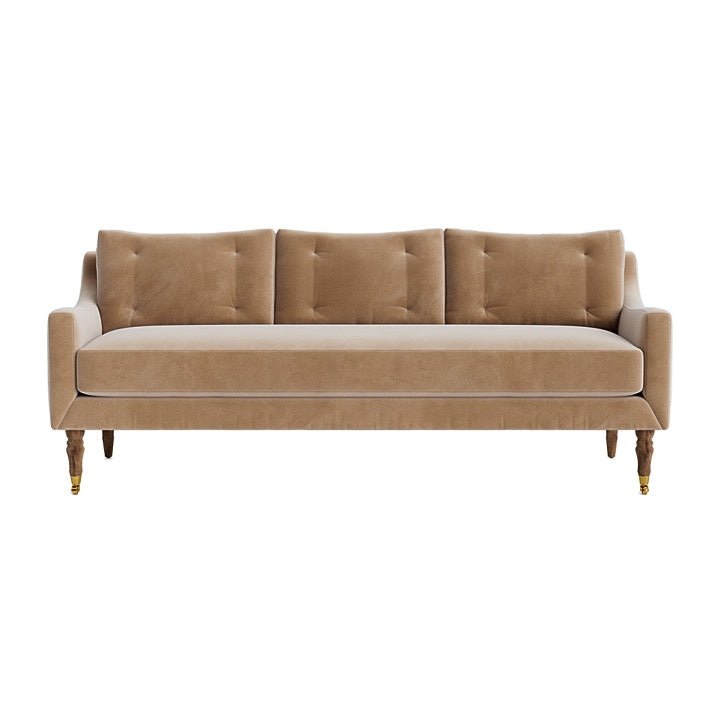 The Frances Tufted Velvet Sofa - HAVEN'S HOME